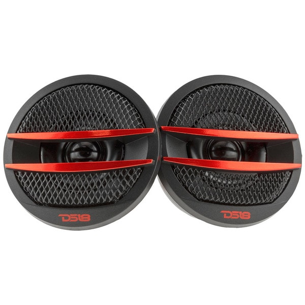 Main product image for DS18 TX1R 1.38" Poly Dome Tweeter Pair Red294-8116